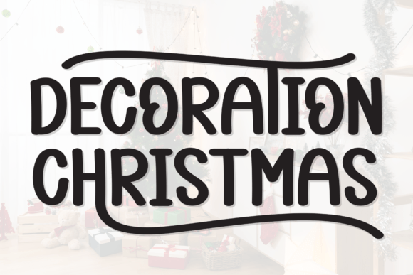 Decoration Christmas Font Brings Designs to Life