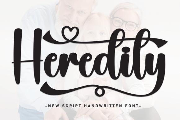 Heredity Font — Sweet Handwritten Typography for Creative Projects