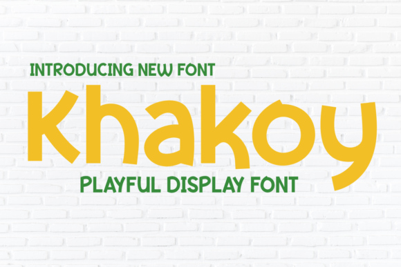 Khakoy Font – Playful Typography for Creative Projects