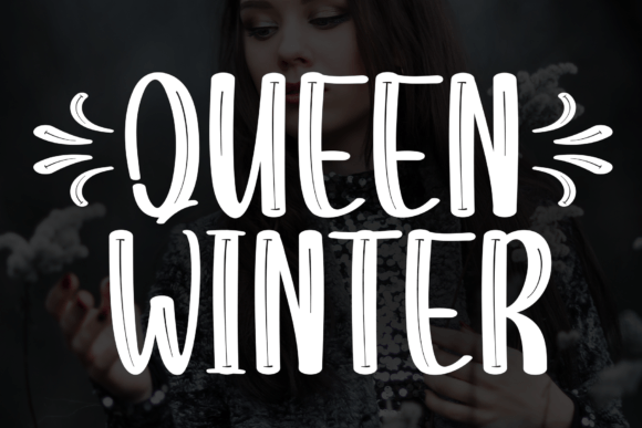 Queen Winter — A Sweet Handwritten Font for Creative Projects