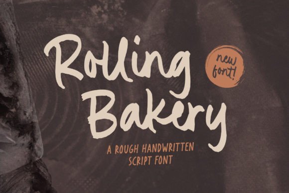 Rolling Bakery Font – A Timeless Handwritten Typeface