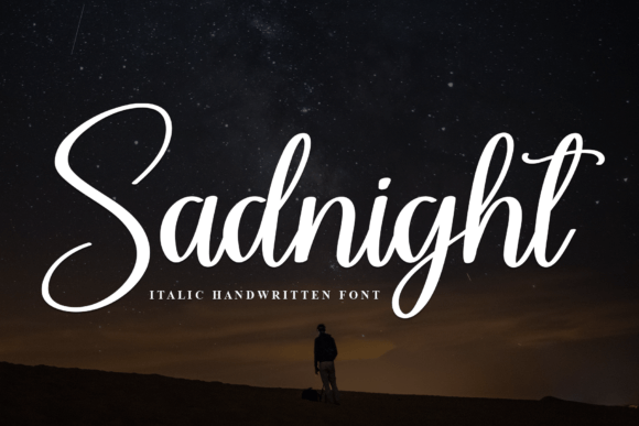 Sadnight Font: A Handwritten Typeface Worth Your Attention