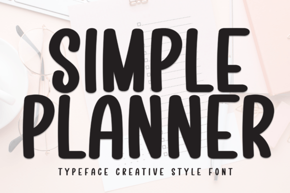 Simple Planner: A Modern Handwritten Font for Every Project