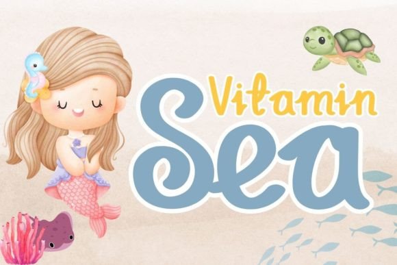 Vitamin Sea: The Font That Feels Like a Ocean Breeze